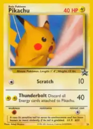 Reference image of Pikachu, Wizards Black Star Promos