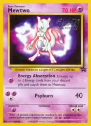 Reference image of Mewtwo, Wizards Black Star Promos