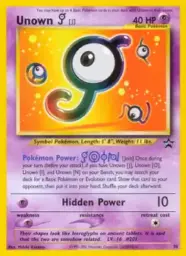 Reference image of Unown [J], Wizards Black Star Promos