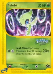Reference image of Celebi, Wizards Black Star Promos