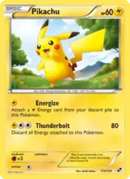 Pikachu · Black & White · 115/114