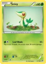 Snivy · Black & White · 2/114