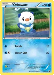 Oshawott · Black & White · 27/114