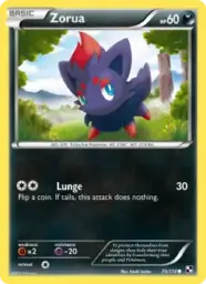 Zorua · Black & White · 70/114