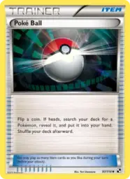 Poké Ball · Black & White · 97/114