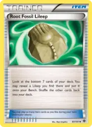 Root Fossil Lileep · Plasma Blast · 87/101