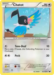 Chatot · Dark Explorers · 85/108