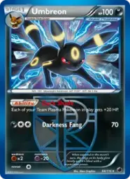 Umbreon · Plasma Freeze · 64/116