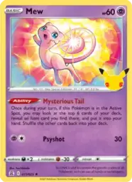Reference image of Mew, Celebrations
