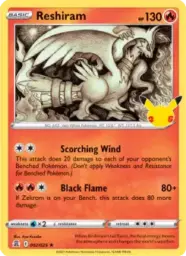 Reference image of Reshiram, Celebrations