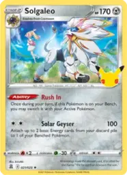 Reference image of Solgaleo, Celebrations