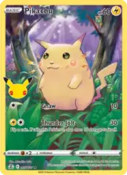 Reference image of Pikachu, Celebrations