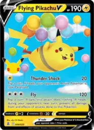 Reference image of Flying Pikachu V, Celebrations