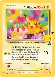 _____'s Pikachu · Celebrations Classic Collection · CC008/25