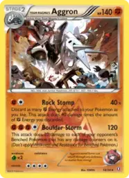 Team Magma's Aggron · Double Crisis · 14/34