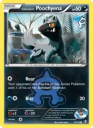 Team Aqua's Poochyena · Double Crisis · 16/34