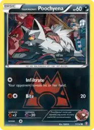 Team Magma's Poochyena · Double Crisis · 17/34