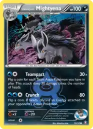 Team Aqua's Mightyena · Double Crisis · 18/34