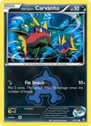 Team Aqua's Carvanha · Double Crisis · 20/34