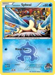Team Aqua's Spheal · Double Crisis · 3/34