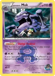 Team Aqua's Muk · Double Crisis · 8/34