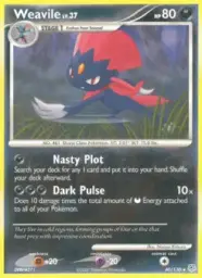 Weavile · Diamond & Pearl · 40/130