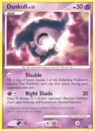 Duskull · Diamond & Pearl · 80/130
