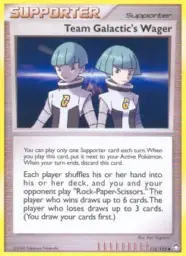 Team Galactic's Wager · Mysterious Treasures · 115/123