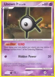 Unown K · Secret Wonders · 68/132