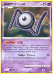Unown N · Secret Wonders · 69/132