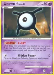 Unown X · Secret Wonders · 71/132