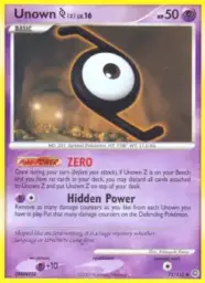 Unown Z · Secret Wonders · 72/132