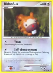 Bidoof · Stormfront · 54/100