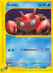 Krabby · Expedition Base Set · 115/165