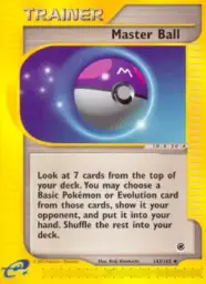 Master Ball · Expedition Base Set · 143/165