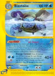 Blastoise · Expedition Base Set · 37/165