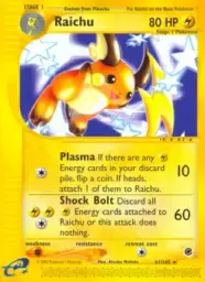 Raichu · Expedition Base Set · 61/165