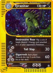 Tyranitar · Aquapolis · H28/147