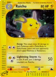 Raichu · Skyridge · H25/144