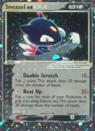 Sneasel ex · Ruby & Sapphire · 103/109