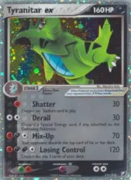 Tyranitar ex · Unseen Forces · 111/115
