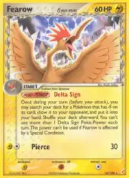 Fearow δ · Crystal Guardians · 18/100