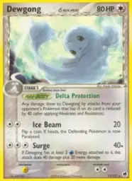 Dewgong δ · Dragon Frontiers · 15/101