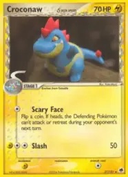 Croconaw δ · Dragon Frontiers · 27/101