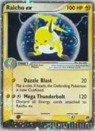 Raichu ex · Sandstorm · 98/100