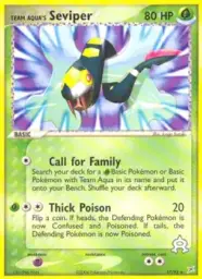 Team Aqua's Seviper · Team Magma vs Team Aqua · 17/95