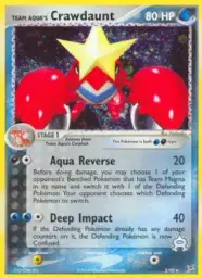 Team Aqua's Crawdaunt · Team Magma vs Team Aqua · 2/95