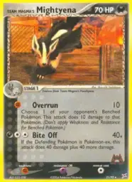 Team Magma's Mightyena · Team Magma vs Team Aqua · 21/95