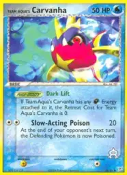Team Aqua's Carvanha · Team Magma vs Team Aqua · 25/95