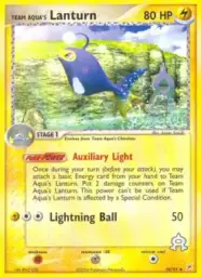 Team Aqua's Lanturn · Team Magma vs Team Aqua · 28/95